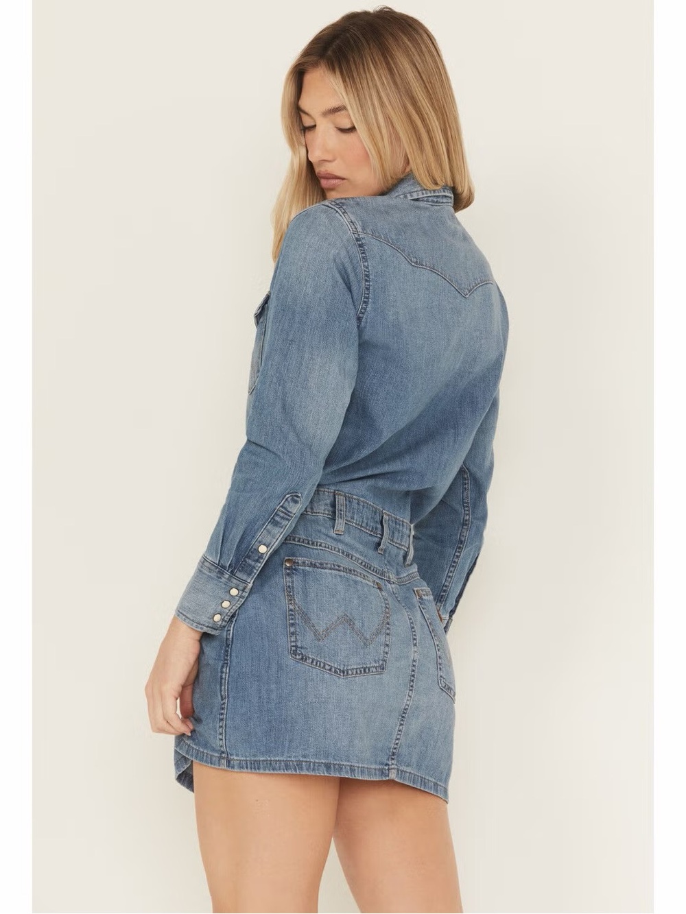 Wrangler Retro Denim Mini Dress